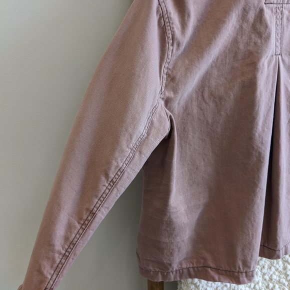 A&F Swing Twill Shirt Jacket - Picture 8 of 10